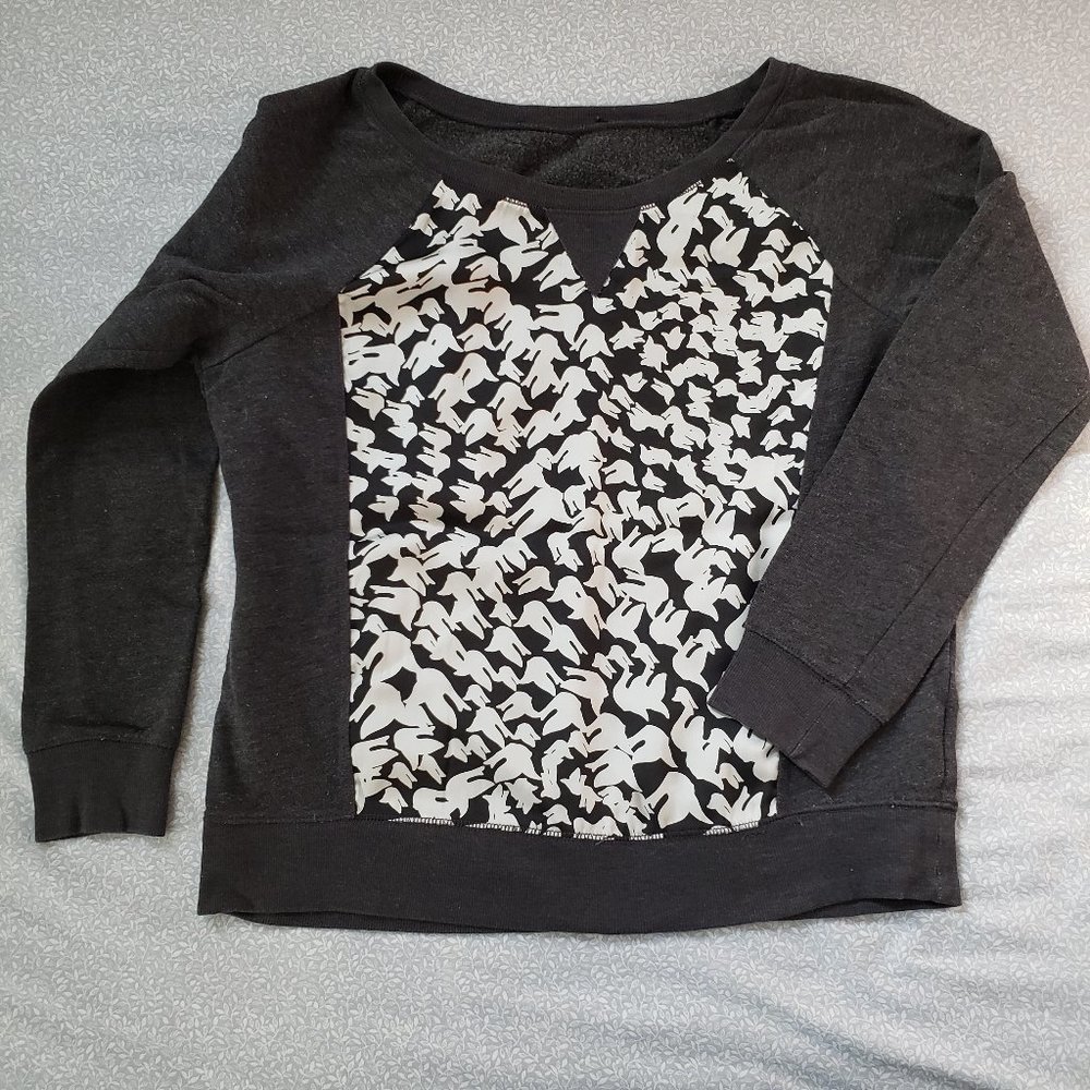 THE LIMITED Mixed Media Sweater